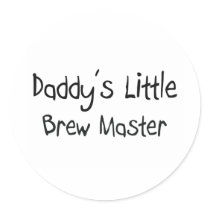 Daddy's Little Brew Master stickers
