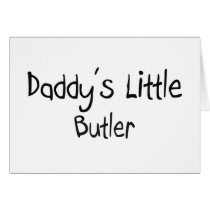 Daddy's Little Butler cards by professions Daddy's Little Butler cards