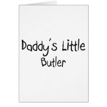 Daddy's Little Butler cards by professions Daddy's Little Butler cards
