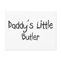 Daddy's Little Butler postcards by professions Daddy's Little Butler postcards