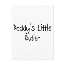 Daddy's Little Butler postcards by professions Daddy's Little Butler postcards