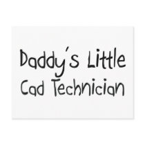 Daddy's Little Cad Technician postcards