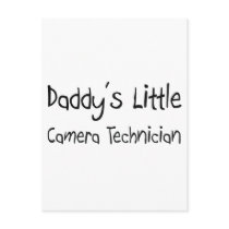 Daddy's Little Camera Technician postcards by professions Daddy's Little Camera Technician postcards
