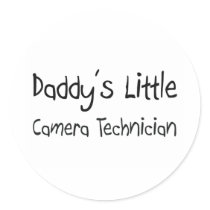 Daddy's Little Camera Technician stickers by professions Daddy's Little Camera Technician stickers