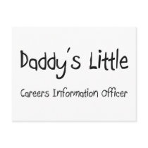 Daddy's Little Careers Information Officer postcards