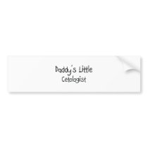 Daddy's Little Cetologist bumper stickers