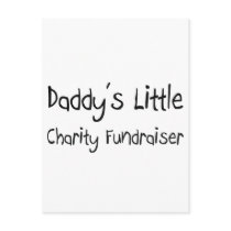 Daddy's Little Charity Fundraiser postcards