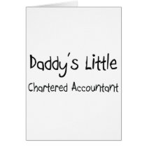 Daddy's Little Chartered Accountant cards by professions Daddy's Little Chartered Accountant cards