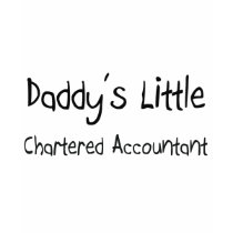 Daddy's Little Chartered Accountant t-shirts