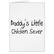 Daddy's Little Chicken Sexer Cards