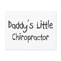 Daddy's Little Chiropractor postcards