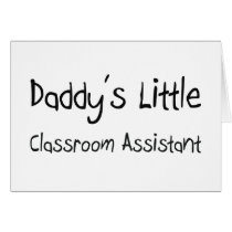 Daddy's Little Classroom Assistant cards by professions Daddy's Little Classroom Assistant cards