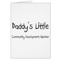 Daddy's Little Community Development Worker cards by professions Daddy's Little Community Development Worker cards