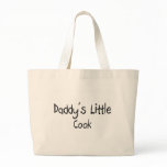 Daddy's Little Cook Canvas Bag