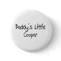 Daddy's Little Cooper buttons by professions Daddy's Little Cooper buttons