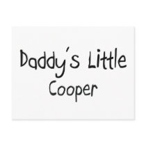 Daddy's Little Cooper postcards by professions Daddy's Little Cooper postcards