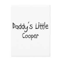 Daddy's Little Cooper postcards by professions Daddy's Little Cooper postcards