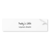 Daddy's Little Corporate Librarian bumper stickers by professions Daddy's Little Corporate Librarian bumper stickers