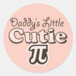 Daddy's Little Cutie Pi Stickers