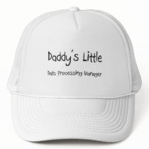 Daddy's Little Data Processing Manager hats by professions Daddy's Little Data Processing Manager hats