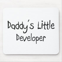 Daddy's Little Developer mousepads by professions Daddy's Little Developer mousepads