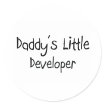Daddy's Little Developer stickers by professions Daddy's Little Developer stickers