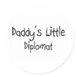 Daddy's Little Diplomat stickers