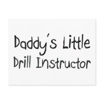 Daddy's Little Drill Instructor postcards