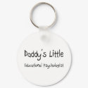 Daddy's Little Educational Psychologist keychains
