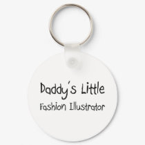 Daddy's Little Fashion Illustrator keychains