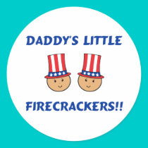 Daddy's Little Firecrackers stickers by Scrappintwins Daddy's Little Firecrackers stickers