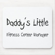 Daddy's Little Fitness Center Manager Mouse Mat
