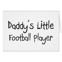 Daddy's Little Football Player Cards