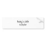 Daddy's Little Footballer Bumper Sticker