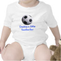 Daddy's little footballer shirt