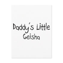 Daddy's Little Geisha postcards