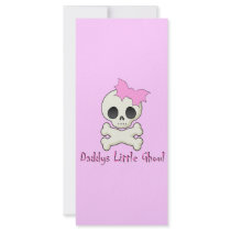 Daddy's little Ghoul Chiller Font rack cards
