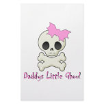 Daddy's little Ghoul Chiller Font Custom Stationery