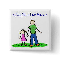 Daddy's Little Girl Button (Blond) by donnabellas Daddy's Little Girl Button (Blond)