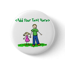 Daddy's Little Girl Button (Blond) by donnabellas Daddy's Little Girl Button (Blond)