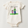 Daddy's Little Girl Drawing T-shirt (Customize)