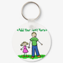 Daddy's Little Girl Keychain (Blond) by donnabellas Daddy's Little Girl Keychain (Blond)