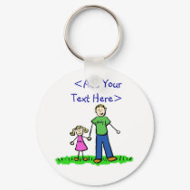 Daddy's Little Girl Keychain (Blond) by donnabellas Daddy's Little Girl Keychain (Blond)