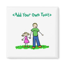 Daddy's Little Girl Magnet (Blond) by donnabellas Daddy's Little Girl Magnet (Blond)