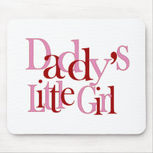 Daddy's Little Girl Mouse Mats