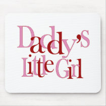 Daddy's little girl mousepads