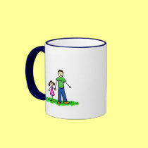 Daddy's Little Girl Mug (Brunette) mugs