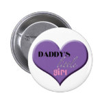 Daddy's Little Girl Pinback Buttons