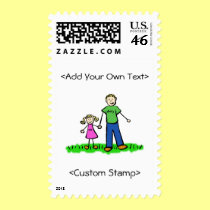Daddy's Little Girl Postage (Blond) postage