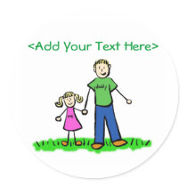 Daddy's Little Girl Sticker (Blond) by donnabellas Daddy's Little Girl Sticker (Blond)